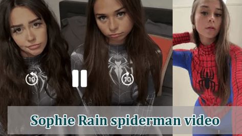 Sophie Rain Spiderman Video, Sophie Rain Reddit Videos, Sophierain Twitter @Urbabesierra - FilmyPost24 Sophie Rain Spiderman, See Thru Tops Aesthetic, Sophie Rain Spiderman Video, Spiderman Video, Sophie Rain, Funny Baby Faces, Spiderman Suits, Best Video Ever, Baby Faces