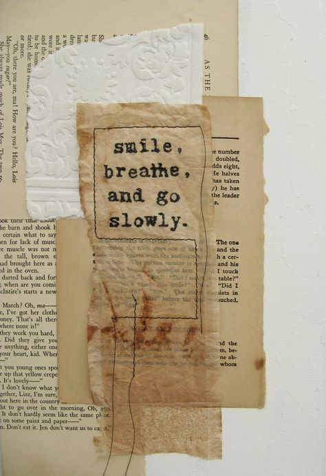 Kertas Vintage, Kunstjournal Inspiration, Tea Bag Art, Zen Quotes, Old Book, Altered Books, Art Journal Inspiration, Art Journals, Paper Collage