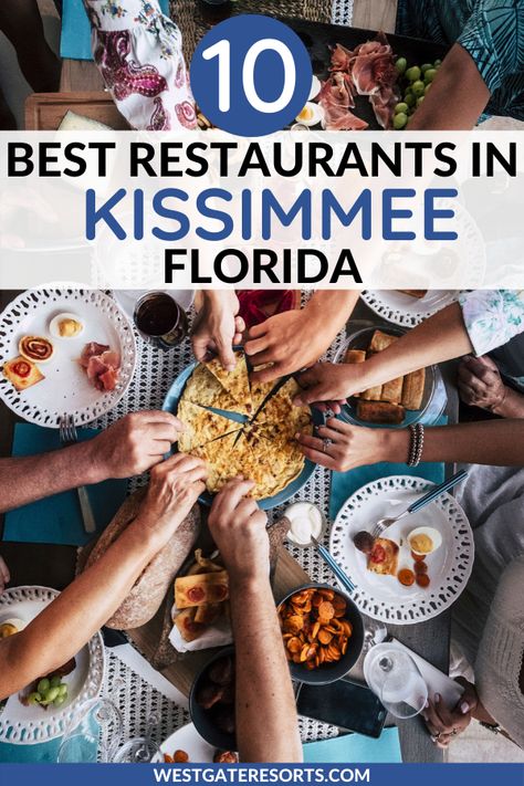 Check out this list of the best restaurants in Kissimmee Florida. If you are looking for the best restaurants near Disney, Kissimmee is a great place to go to eat. These Kissimmee Florida restaurants are perfect for families, quick stops, or relaxing meals. Get some date night ideas for Kissimmee Florida as well. These restaurants near Orlando are perfect for your Orlando family vacation. #kissimmee #orlando #florida #foodietravel #restaurants Best Food In Kissimmee, Places To Eat In Kissimmee Florida, Where To Eat In Orlando Florida, Old Town Kissimmee Florida, Best Places To Eat In Orlando Fl, Best Restaurants In Orlando Florida, Places To Eat In Orlando Florida, Kissimmee Florida Restaurants, Restaurants In Orlando Florida