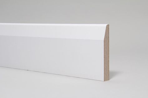 Chamfered Skirting - Johnsons Timber 1AE Ovolo Skirting, Ogee Skirting Board, Chamfered Skirting, Mdf Skirting, Board Shop, Skirting Boards, Modern Staircase, Channel Islands, Closet Design