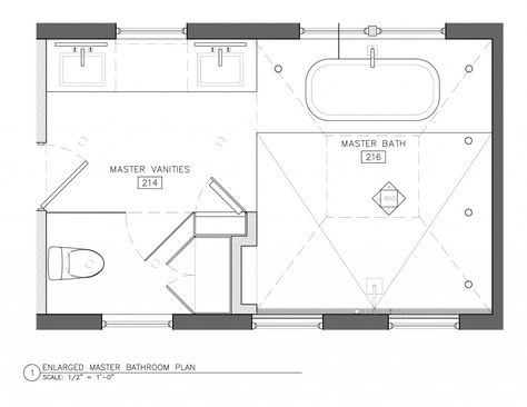 bathroom floor plans 7 x 9 Small Bathroom Floor Plans, Master Bath Layout, Bathroom Floor Plan, Bathroom Design Plans, Bathroom Layout Plans, Bathroom Layout Ideas, Small Bathroom Layout, Bathroom Plan, Luxury Master Bathrooms