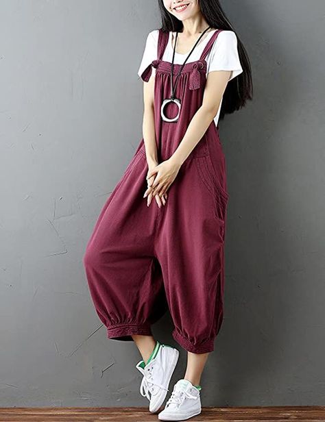 Exclusive categories of women's fashion, clothing, Jumpsuits, Rompers, Overalls. Amazon Best Sellers Harem Jumpsuits, Pocket Jumpsuit, Loose Jumpsuit, Suits Design, Casual Rompers, Plus Size Jumpsuit, Vintage Casual, Denim Jumpsuit, Wide Leg Denim