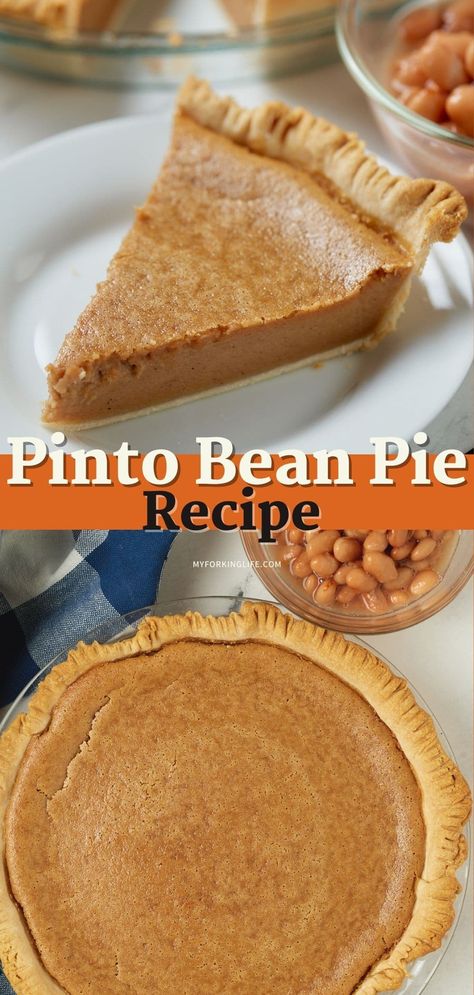 Pinto Bean Pie, Quotes About Cooking, Pretty Baking, Brown Beans, Dessert For Fall, Bean Pie, Vegan Bean, Pinto Bean Recipes, Pinto Bean