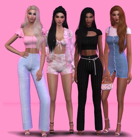 ｡.☆･ﾟSIMSTEFANI ★ Sims Bratz, Sims 4 Y2k, Sims2 Cc, Aesthetic Sims, Sims Lookbook, Cc The Sims 4, Sims Baby, Sims 4 Gameplay, Sims 4 Teen