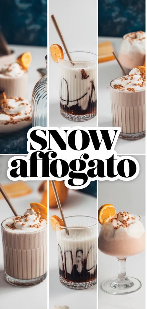 A photo of Snow Afflogato Recipe Affogato Recipe, Italian Desserts Traditional, Italian Dessert, Espresso Shot, Italian Desserts, Vietnamese Recipes, Treat Recipe, Espresso, Vanilla