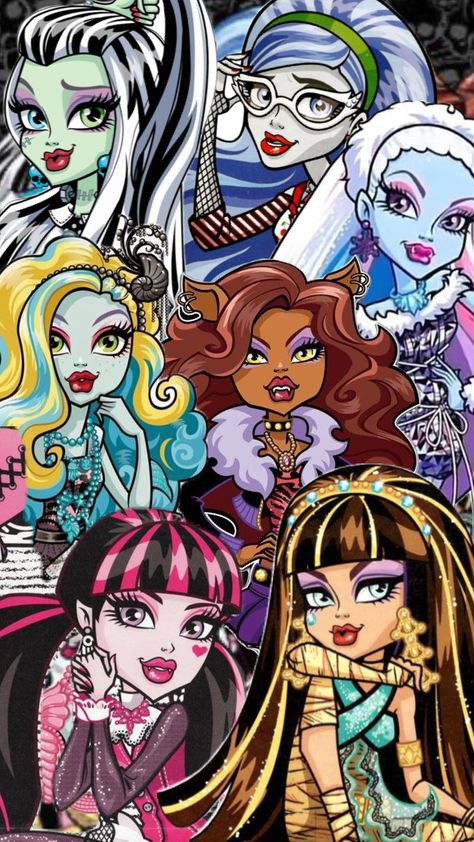 Monster High Makeup, 2000s Cartoons, Monster High Pictures, Walpaper Hello Kitty, Moster High, Monster High Art, Monster High Characters, Cartoon Wallpaper Iphone, Iphone Wallpaper Photos