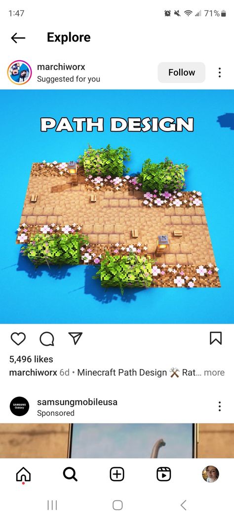 Minecraft Fishing Pond Ideas, Mud Path Minecraft, Sniffer Habitat Minecraft, Acotar Minecraft, Minecraft Animal Sanctuary, Gardens Minecraft, Minecraft Zoo Ideas, Bangunan Minecraft, All Minecraft