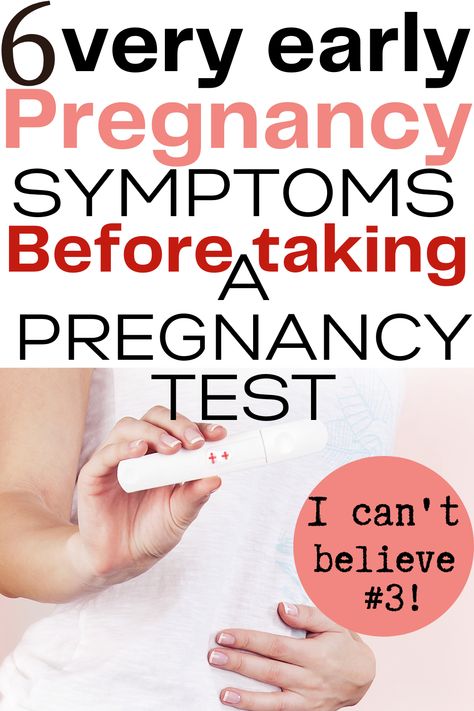 Think you're pregnant? Here are 6 early pregnancy symptoms to know if you're pregnant. Early pregnancy signs. What to expect before taking a pregnancy test. Pregnancy symptoms to know about. First pregnancy tips. First trimester tips. Pregnancy Tips First Trimester, Hidden Pregnancy, First Pregnancy Tips, Very Early Pregnancy Signs, Labor Contractions, Best Pregnancy Test, Test Pregnancy, Body Changes During Pregnancy, First Trimester Tips