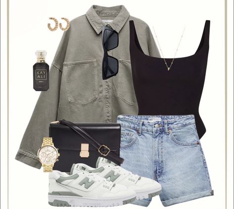 Ootd Casual Chic, Blouse Casual Fashion, Capsule Outfits, Trendy Collection, Green Outfit, Hipster Fashion, Fancy Outfits, Spring Summer Fashion, Spring Outfits