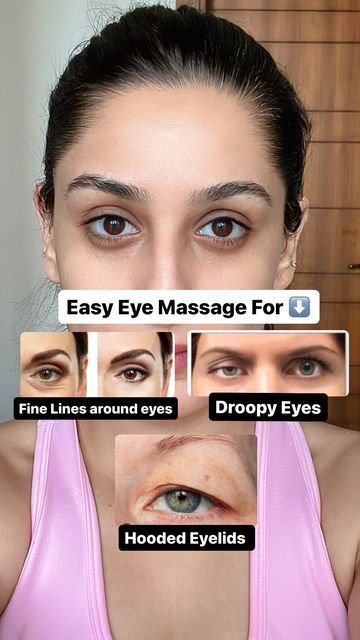 SUMEDHA | CERTIFIED FACE YOGA & YOGA COACH on Instagram: "#faceyoga for #eyes 👁️👁️ #hoodedeyelids #hoodedeyes #finelinesandwrinkles #droopyeyes #droopyeyelids #asymmetrical #facefitness #faceyogamethod #faceyogaexpert #suisayogi" Face Yoga Method, Hooded Eyelids, Droopy Eyelids, Droopy Eyes, October 8, Face Yoga, Hooded Eyes, For Eyes, Beauty Hacks