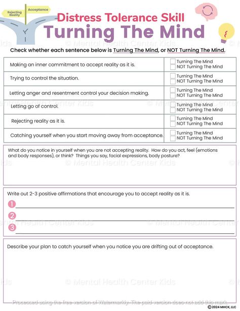 Dbt Activities, Cbt Therapy Worksheets, Accept Reality, Distress Tolerance Skills, Coping Skills Worksheets, Therapy Questions, Counseling Worksheets, Self Esteem Worksheets, Distress Tolerance Accept Reality, Cbt Therapy Worksheets, Distress Tolerance Skills, The Reality Of Life, Coping Skills Worksheets, Therapy Questions, Counseling Worksheets, Self Esteem Worksheets, Distress Tolerance