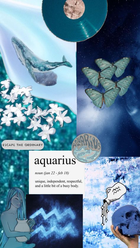 #aquarius #ladypouringwater #aquariusvibes Aquarius Mood Board Aesthetic, Aquarius Mood Board, Mood Board Aesthetic, Aquarius Aesthetic, Board Aesthetic, Witchy Aesthetic, Mood Board