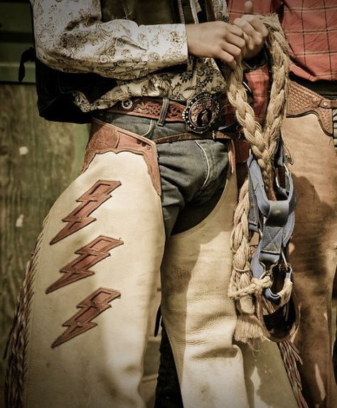 Cowboy Chaps, Motorcycle Chaps, Rodeo Cowboys, Cowboy Aesthetic, Cowboy Outfits, Country Men, Baby Cowboy, Vintage Cowboy, Cowboy And Cowgirl