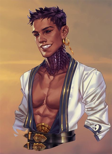 Yuan-ti Male, Yuan Ti, Style Cyberpunk, Fantasy Portraits, Dungeons And Dragons Characters, Dnd Art, Fantasy Male, Character Design Male, Fantasy Inspiration