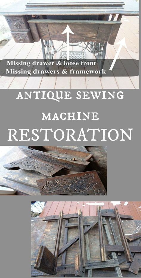 Singer Sewing Tables, Cabinet Repair, Sewing Machines Best, Sewing Machine Cabinet, Sewing Machine Repair, Sewing Machine Table, Treadle Sewing Machines, Antique Sewing Table, Old Sewing Machines