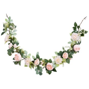 Bushes & Garlands - Floral & Wedding | Hobby Lobby Dahlia Flowers, Berry Garland, Rose Garland, Cabbage Rose, Soft Pink Color, Flower Garland, Wedding Top, Cabbage Roses, Floral Garland