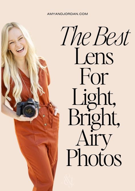 Calling all portraits photographers! If we had to pick only ONE lens to shoot an entire session with and create the light, bright, airy photos we’re known for, we would choose the..... keep reading to find out :) Best Lens For Indoor Photography, Light Flare Photography, Bright Airy Photography, Bright And Airy Photography, Bright Photography, Airy Photography, Photo Class, Bright Photos, Train Photography