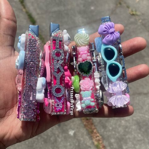 I was speechless 😶 when I received this dm from the QUEEN 👑 @tokyo__vanity 🥹 And to think my version of what a “Junk Lighter” should look like was so corny I definitely had to humble myself and stop sleeping on my creativity! In fact @tokyo__vanity wanted 4 Junk lighters and to surprise her with the last so I made her a custom junk lighter for her son “Ja’BARKus” aka BIG BEIGNET not the little one 🦴🐾💙 Thank you TOK 🙏🏽🥹💕 What a moment to remember 💅💕 All custom IGNIT-HER junk lighters ONLY... Junk Lighter, Tokyo Vanity, Junk Case, A Moment To Remember, Surprise Her, Girly Accessories, The Queen, Tokyo, Vanity