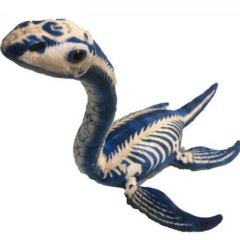 Unlike its cousin Nessie, this plush Plesiosaur is friendly and ready to play! The long neck, skeleton texturing and watery underbelly of this dinosaur lets kids ask educational questions about how it lived while having fun. Neck Skeleton, Plush Dinosaur, Dinosaur Plush, Jurassic Park World, Long Neck, Prehistoric Animals, Cute Stuffed Animals, Ready To Play, Cute Plush