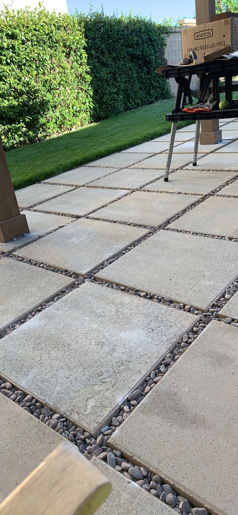 Paver Driveway Ideas, Driveway Ideas, Diy Backyard Patio, Gravel Patio, Paver Driveway, Backyard Renovations, Backyard Remodel, Diy Backyard Landscaping, Summer Sunshine