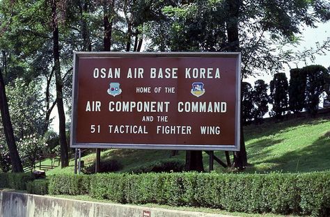 Osan Air Base, South Korea. I was here 1 year. On my way to Korea I stopped over in Alaska and flew back by way of Japan a year later. I went to restaurants while I waited. Lackland Afb, Third Culture Kid, Tang Soo Do, I Was Here, Security Forces, Air Force Veteran, Daughter Love Quotes, Beyond The Horizon, Traveling Abroad