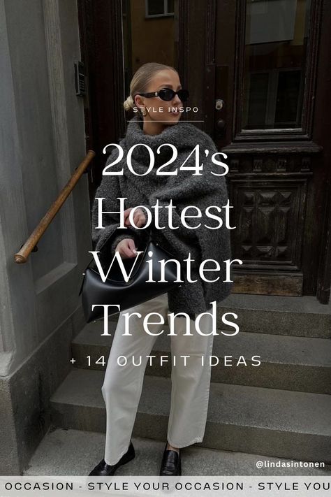 Looking for the best women’s winter fashion trends for 2024? We’re sharing the top winter trends and styling tips for cold weather, as well as 15+ chic and classy winter outfit ideas for women. Whether you’re looking for casual, trendy, or stylish winter outfits for 2024, we have you covered with this best col winter fits. Winter style women, cute winter outfits Affordable Winter Outfits, Trendy Winter Outfits, Winter Fashion Trends, Winter Wardrobe Essentials, Classy Winter Outfits, Cozy Fall Outfits, Stylish Winter Outfits, Trendy Outfits Winter, Winter Mode