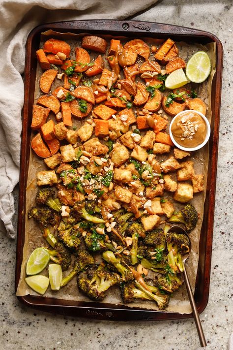 Tofu With Broccoli, Pan Tofu, Tofu Broccoli, Broccoli Tofu, Tofu Recipes Healthy, Potato Dinner, Recipe Sheets, Crispy Tofu, Baked Tofu