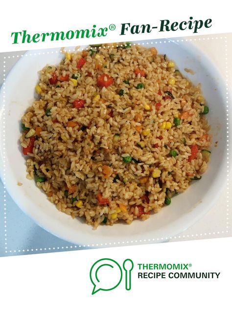 Not So Fried Rice by Simone93. A Thermomix <sup>®</sup> recipe in the category Pasta & rice dishes on www.recipecommunity.com.au, the Thermomix <sup>®</sup> Community. Thermomix Fried Rice, Thermomix Recipes Healthy, Thermomix Baking, Riced Veggies, Large Fries, Savoury Biscuits, Pasta Rice, Kitchen Machine, Recipe Community