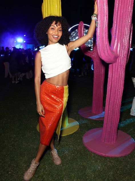 See All The Looks From Coachella 2023 | Who What Wear 2023 Outfits Men, Coachella Celebrities, Outfits Coachella, Coachella 2023, 2023 Outfits, Summer Music Festivals, Nylon Magazine, Lori Harvey, Solid And Striped