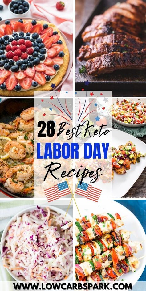 Appetizers Low Carb, Low Carb Salads, Labor Day Recipes, Poolside Food, Bbq Party Food, Memorial Day Foods, Holiday Appetizers Recipes, Healthy Lunch Snacks, Summertime Recipes