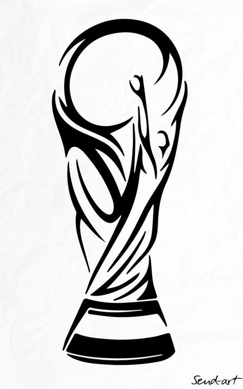 Tattoo World Cup, World Cup 2022 Drawing, World Cup Drawing, Cup Tattoo Design, World Cup Tattoo, World Cup Design, Wolf Tattoo Forearm, World Cup Draw, Soccer Tattoos