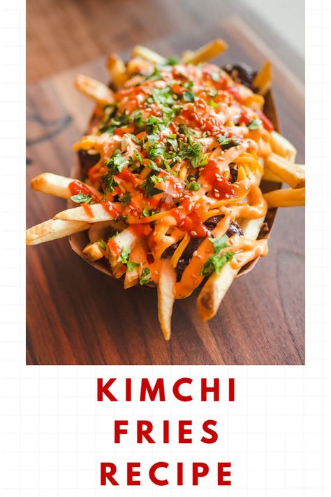 Korean American Fusion Food, Chinese Mexican Fusion Food, Korean Fries Recipe, Korean French Fries, Chinese Fusion Food, Mexican Asian Fusion Food, Japanese Mexican Fusion Food, Korean Mexican Fusion Recipes, Asian Mexican Fusion Recipes