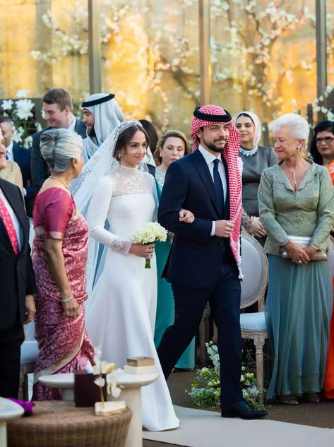 Princess Iman Wedding, Dior Wedding Gown, Princess Iman, Princess Haya, Jordan Royal Family, King Abdullah, Queen Rania, Second Wife, Weddings By Color