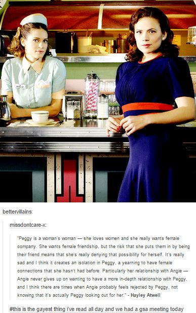 Cartinelli love. Agent Peggy Carter wanting that female companionship with Angie Haley Atwell, Agent Peggy Carter, Hayley Atwell, Peggy Carter, Agent Carter, Agents Of Shield, Marvel Stuff, Marvel And Dc, Avengers Assemble