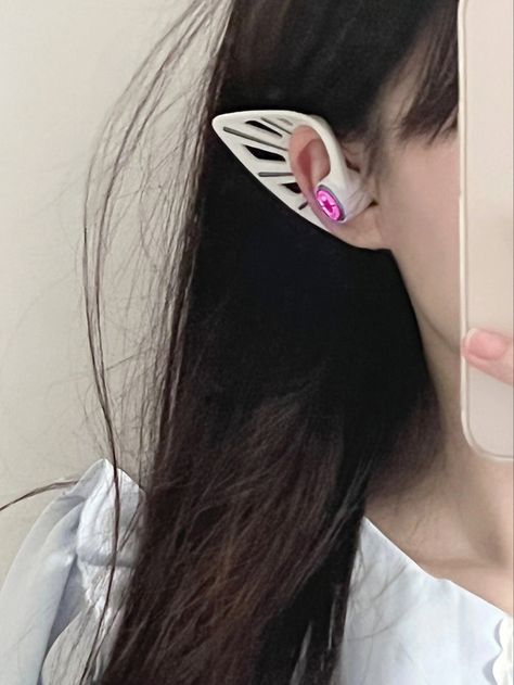 Elf Headphones, Cosplay Elf, Elf Ear, Cute Headphones, Cute School Stationary, Art Outfit, Lavender Aesthetic, Bff Photoshoot Poses, Elf Ears