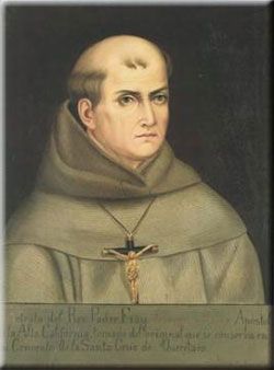 July 1. Bl. Junipero Serra - Patron of Vocations, beatified by Pope John Paul II, in 1988. Junipero Serra, Alta California, San Junipero, Franciscan Friar, California Missions, Pope John Paul Ii, Francis Of Assisi, John Paul Ii, Pope John