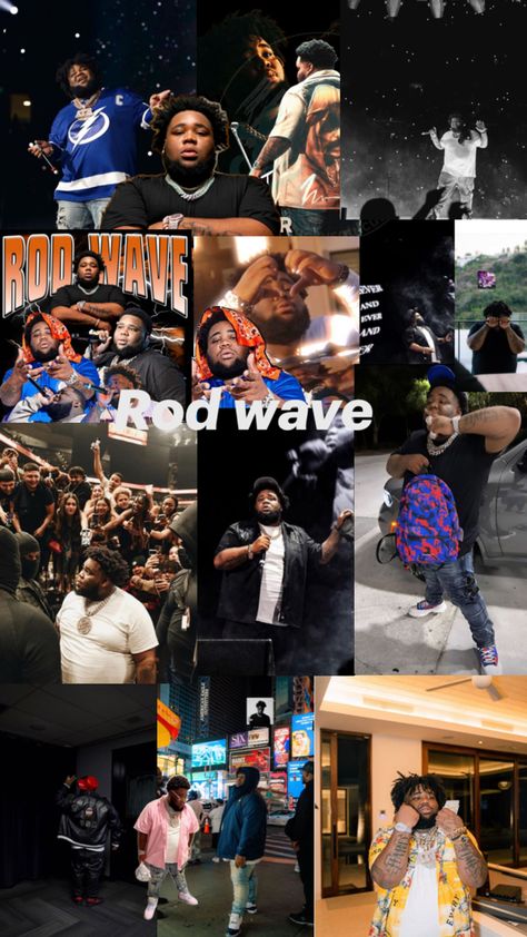 Rod wave Wallpapers Rod Wave, Wallpaper Backgrounds Rod Wave, Rodwave Wallpapers, Rod Wave Wallpaper Iphone, Rod Wave Lyrics Wallpaper, Rod Wave Wallpaper, Rod Wave Collage, Wave Collage, Waves Lyrics