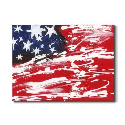 American Flag Art, Flag Crafts, 4th July Crafts, Patriotic Art, Flag Painting, Fourth Of July Decor, Patriotic Crafts, Flag Art, 4th Of July Decorations