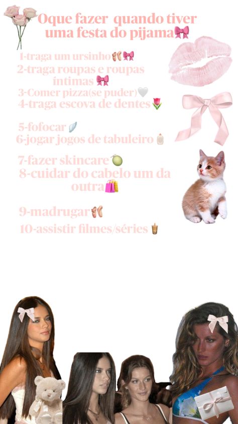 Oque fazer quando tiver uma festa do pijama 🎀 Pajama Party, Victoria’s Secret