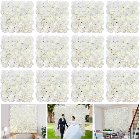 Amazon.com: RIDDSEE Flower Wall Panels for Backdrop -12pcs 15''*15'' Black Rose Wall Artificial Hydrangea Floral Panels Halloween Thanksgiving Decor for Photography Home Wedding Party Event Wall Decor : Home & Kitchen Wedding Party Centerpieces, Diy Wedding Backdrop, Flower Wall Backdrop, Flower Panels, Wedding Wall, Fake Flower, Rose Wall, Diy 3d, Floral Backdrop