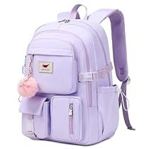 Purple Large Capacity Backpack For School, Multifunctional Purple School Bag, Cheap Purple Rectangular Backpack, Purple Large Capacity Backpack, Casual Purple Backpack For On-the-go, High School Bags, Messanger Bag, Cute School Bags, School Bag College