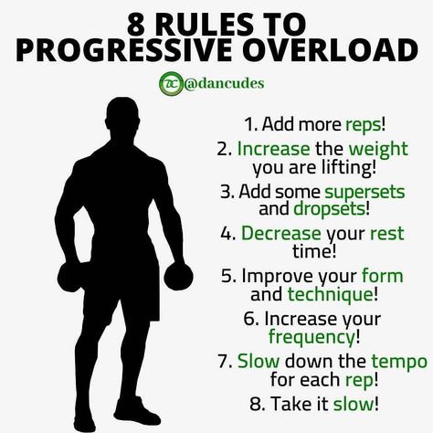 Gym Knowledge, Db Workout, Bodybuilding Exercises, Powerlifting Workouts, Progressive Overload, Bodybuilding Program, Gain Muscle Mass, Rest Time, Workout Routine For Men