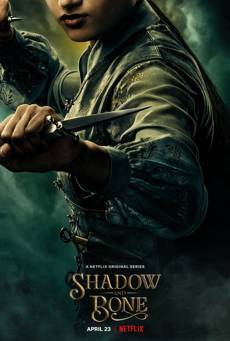 Shadow and Bone character poster Shadow Bone, Inej Ghafa, Bones Show, Bones Tv Show, Bone Books, Freddy Carter, The Grisha Trilogy, Shadow And Bone, Leigh Bardugo