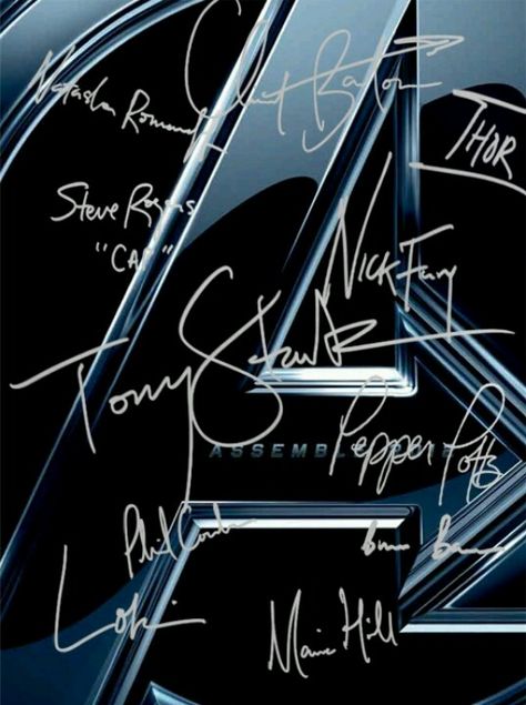 Avengers signatures Background Studies, Avengers Actors, Delta Blues, Dc Movies, Agents Of Shield, Loki Laufeyson, Nerd Alert, S Signature, The Avengers