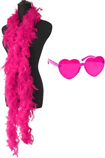 need a boa for ASLOT? Red Heart Glasses, Pink Feather Boa, Dancing Wedding, Feather Boas, 1920s Women, Women Dance, Dance Stage, Heart Glasses, Purple Feather