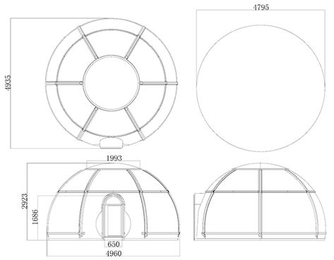 Leading 2 Stories Waterproof Clear Prefab Polycarbonate Transparent Dome Tent Suppliers,Manufacturers - Chinacontainers.com Bubble Diagram, Rooftop Restaurant Design, Industrial Design Portfolio, Luxury Furniture Sofa, Bubble Tent, Frame Border Design, Showroom Interior Design, Architecture Model House, Dome House