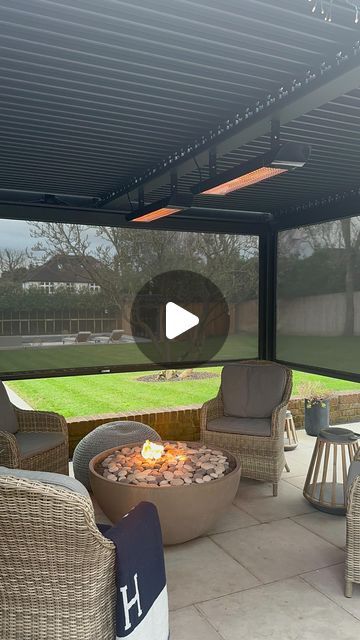 Laura Maycock on Instagram: "Since having our Pergola installed last year, we have had so much use out of it, whatever the season.

Adding the deluxe screens gives you shade in the summer and protection from the wind and rain in the Winter. We had the heaters installed last month and having the screens down also keeps the heat in and makes it feel warm and cosy.

Adding a pergola to your garden like our Maranza louvered pergola from @suns.lifestyle allows you to make the most of your garden space all year round. Like I’ve mentioned before we sit out here every evening with a cup of tea once the boys have gone to bed. 

@suns.lifestyle are offering half price insulation off all of their pergolas at the moment, so don’t miss out on this huge saving. Suns lifestyle have various different perg Louvered Pergola, Outdoor Heaters, Sit Out, Wind And Rain, A Cup Of Tea, Half Price, Outdoor Ideas, Garden Spaces, Last Month