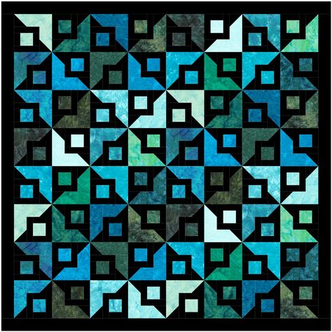 Turquoise Quilts Ideas, Batik Quilt Patterns, Turquoise Quilt, Sewing Hand, Paper Pieced Quilt Patterns, Quilt Modernen, Bear Quilts, Batik Quilts, Blue Bear