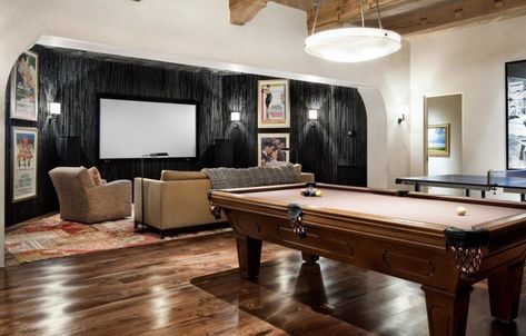 Recreational Room Ideas –  A family room (also called a rec space, fuss area, or hullabaloo room) is a space used for a variety of purposes, such as events, video games and other day-to-day or casual use. The term prevails in the United States, Australia, New Zealand and Canada, yet is less typical in the ... Read more Rec Room Decor, Paper Jet, Contemporary Family Rooms, Sports Paint, Paint Space, Modern Game Room, Vintage Superhero, Contemporary Family Room, Space Themed Room