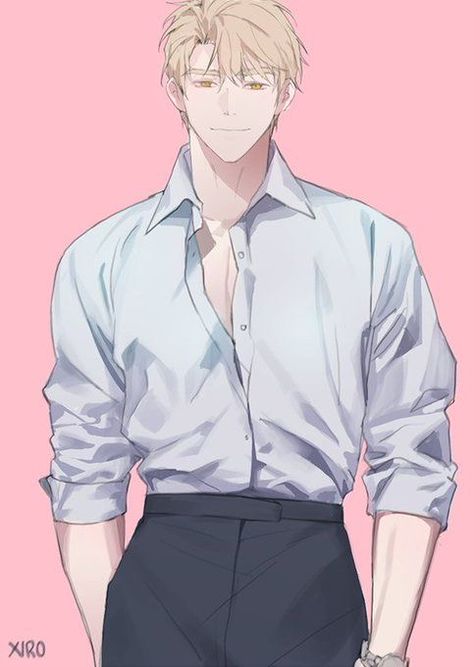 Dios mio, me caso 🤤 Male Button Up Shirt Drawing Reference, Shirt Reference, Shirt Drawing, Guy Drawing, Drawing Clothes, 영감을 주는 캐릭터, Anime Drawings Boy, Boy Art, Handsome Anime Guys